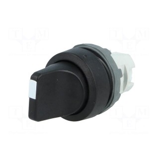 Switch: rotary | Stabl.pos: 2 | 22mm | black | Illumin: none | IP66 | Pos: 3