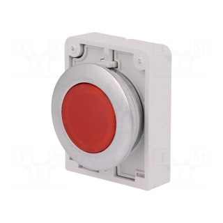 Switch: push-button | Stabl.pos: 1 | 30mm | red | M22-FLED,M22-LED