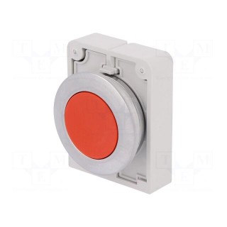 Switch: push-button | Stabl.pos: 1 | 30mm | red | none | IP67 | Pos: 2