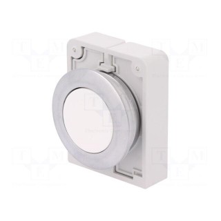 Switch: push-button | Stabl.pos: 1 | 30mm | white | none | IP67 | Pos: 2