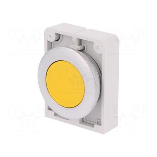 Switch: push-button | Stabl.pos: 1 | 30mm | yellow | none | IP67 | Pos: 2