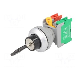 Switch: rotary | Stabl.pos: 2 | NC + NO | 30mm | IP65 | Pos: 2 | -20÷60°C