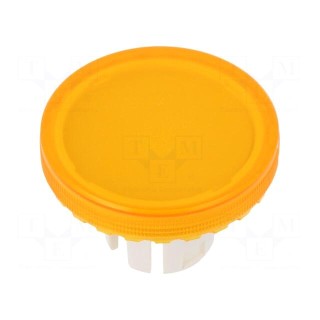 Actuator lens | 22mm | 61 | transparent,yellow | plastic | Ø19.7mm