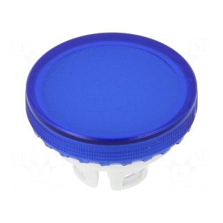 Actuator lens | 22mm | 84 | blue,transparent | plastic