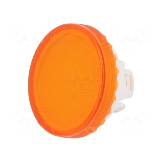 Actuator lens | 22mm | 84 | orange,transparent | plastic