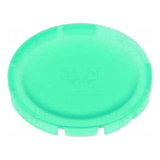 Actuator lens | 22mm | RMQ-Titan | Colour: green