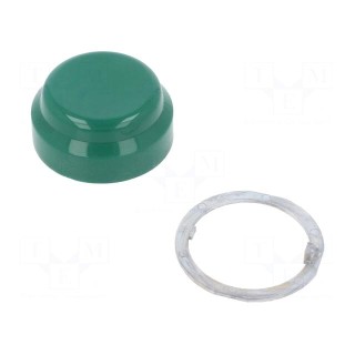 Actuator lens | 30mm | 9001K | Actuator colour: green