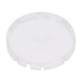 Actuator lens | RONTRON-R-JUWEL | transparent | Ø19.7mm
