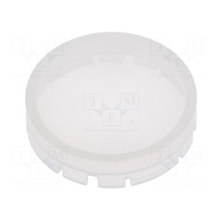 Actuator lens | RONTRON-R-JUWEL | white opal | Ø19.7mm