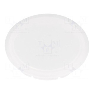 Actuator lens | RONTRON-R-JUWEL | white transparent opal
