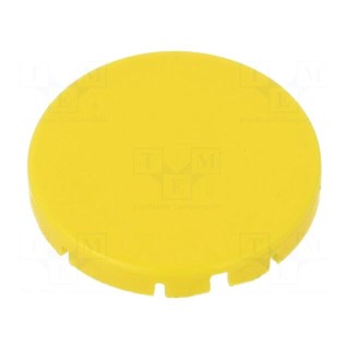Actuator lens | RONTRON-R-JUWEL | yellow | Ø19.7mm