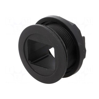 Case | 22mm | har-port | -25÷70°C | Ø22.3mm | IP20 | black