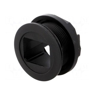 Case | 22mm | har-port | -25÷70°C | Ø22.3mm | IP20 | black