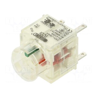 Contact block | -30÷70°C | IP00 | Contacts: NC + NO | 3mm