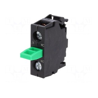 Contact block | 22mm | -25÷70°C | for back plate | Contacts: NO