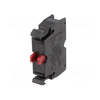 Contact block | 22mm | RMQ-Titan | -25÷70°C | front fixing