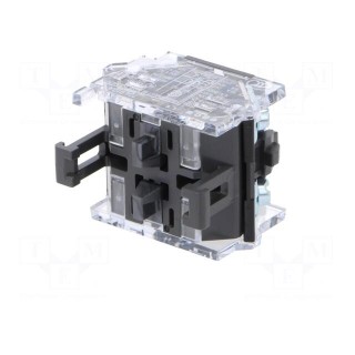 Contact block | 22mm | 04 | -40÷55°C | front fixing | Contacts: NC x2