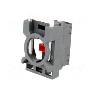 Contact block | 22mm | front fixing | Contacts: NC