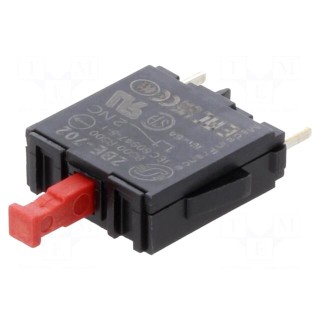Contact block | 22mm | Harmony XB4 | -40÷70°C | Leads: for PCB