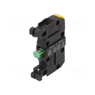 Contact block | 22mm | ST22 | front fixing | Leads: screw terminals
