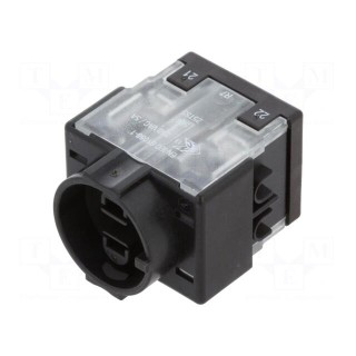 Contact block | 61 | -25÷55°C | Leads: connectors | Contacts: NC x2