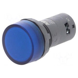 Control lamp | 22mm | CL2 | -25÷70°C | Illumin: LED | Ø22mm | 24VAC | blue