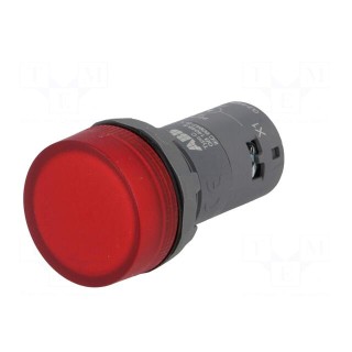 Control lamp | 22mm | CL2 | -25÷70°C | Illumin: LED | Ø22mm | 24VAC | red