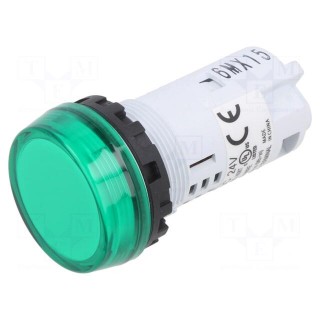 Control lamp | 22mm | YW | -20÷55°C | Illumin: LED | Ø22.5mm | IP65 | 24VAC