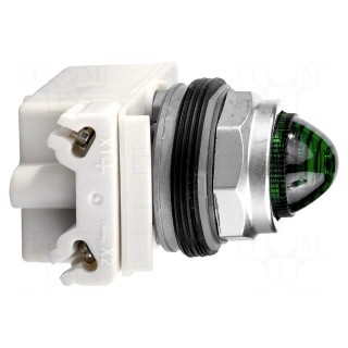 Control lamp | 30mm | 9001K | -25÷70°C | Ø30.5mm | 120VAC | green | 120VDC