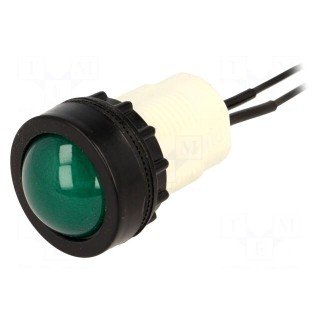 Control lamp | Illumin: LED | Colour: green