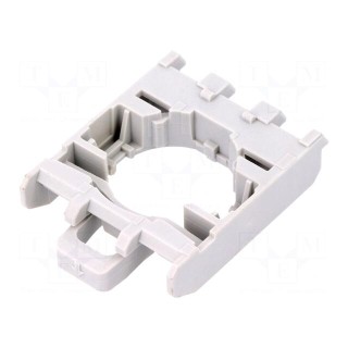 Coupler | 22mm | Platinum | front fixing | for 3-contact elements