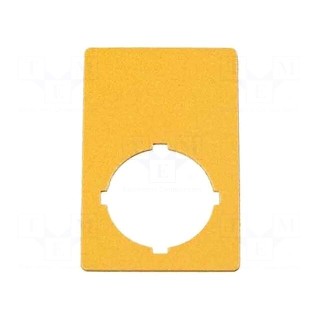 Description label | 22mm | RMQ-Titan | Colour: yellow