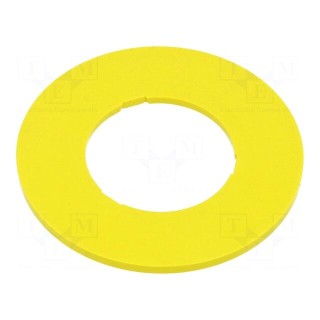 Description label | 45 | 45mm | plastic | Body: yellow