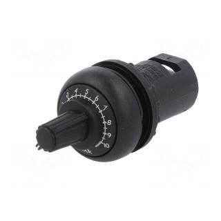 Potentiometer | 22mm | RMQ-Titan | -25÷70°C | Ø22.5mm | IP66 | 100kΩ