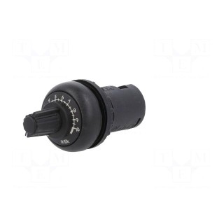 Potentiometer | 22mm | RMQ-Titan | -25÷70°C | Ø22.5mm | IP66 | 10kΩ