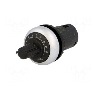 Potentiometer | 22mm | RMQ-Titan | -25÷70°C | Ø22.5mm | IP66 | 47kΩ