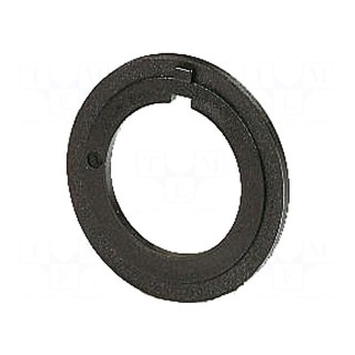Reducing ring | 22mm | RMQ-Titan | on panel | black