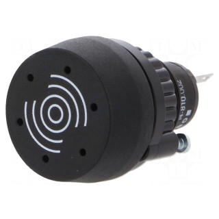 Sound signaller | 22mm | 04 | -40÷55°C | Ø22.3mm | IP65 | 24VDC