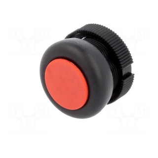 Switch: push-button | Harmony XAC | flat | IP65 | Actuator colour: red