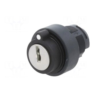 Switch: rotary with key | Harmony XAC | prominent | IP65 | -25÷70°C