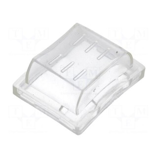 Switch accessories: cover | Body: transparent | -25÷70°C | 31x22.3mm