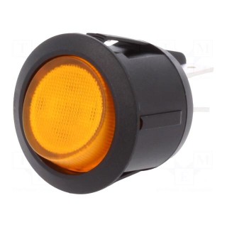ROCKER | DPST | Pos: 2 | ON-OFF | 20A/12VDC | yellow | neon lamp | 50mΩ