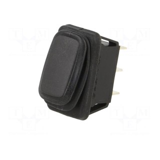 ROCKER | SP3T | Pos: 3 | ON-OFF-ON | 10A/28VDC | black | IP65 | none | RE