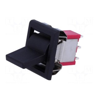 ROCKER | SP3T | Pos: 3 | ON-OFF-ON | 5A/125VAC | 5A/28VDC | black | none