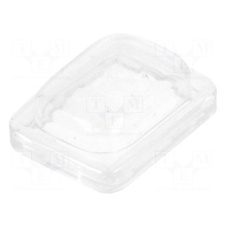 Switch accessories: cover | Body: transparent | -20÷85°C | 15x21mm