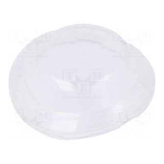 Switch accessories: cover | Body: transparent | -20÷85°C | Ø24.4mm
