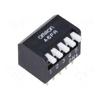 Switch: DIP-SWITCH | OFF-ON | 0.025A/24VDC | Pos: 2 | -20÷70°C | THT
