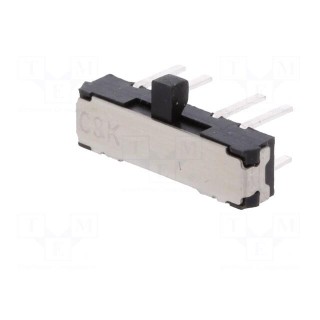 Switch: slide | Pos: 2 | DP3T | 0.3A/6VDC | ON-ON | Mounting: THT