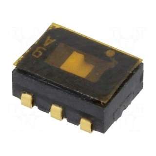 Switch: slide | Pos: 2 | DPDT | 0.1A/6VDC | ON-ON | Mounting: SMT