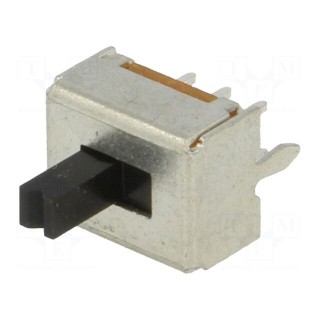 Switch: slide | Pos: 2 | DPDT | 0.3A/30VDC | ON-ON | THT | -20÷60°C | 50mΩ